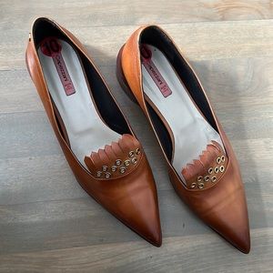 Made in Italy Tan Flats